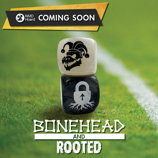Bonehead and Rooted – 2-Piece Custom Fantasy Dice